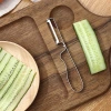 Household kitchen stainless steel peeler, fruit peeler, carrot peeler, grater, sharer, peeling knife Specification image